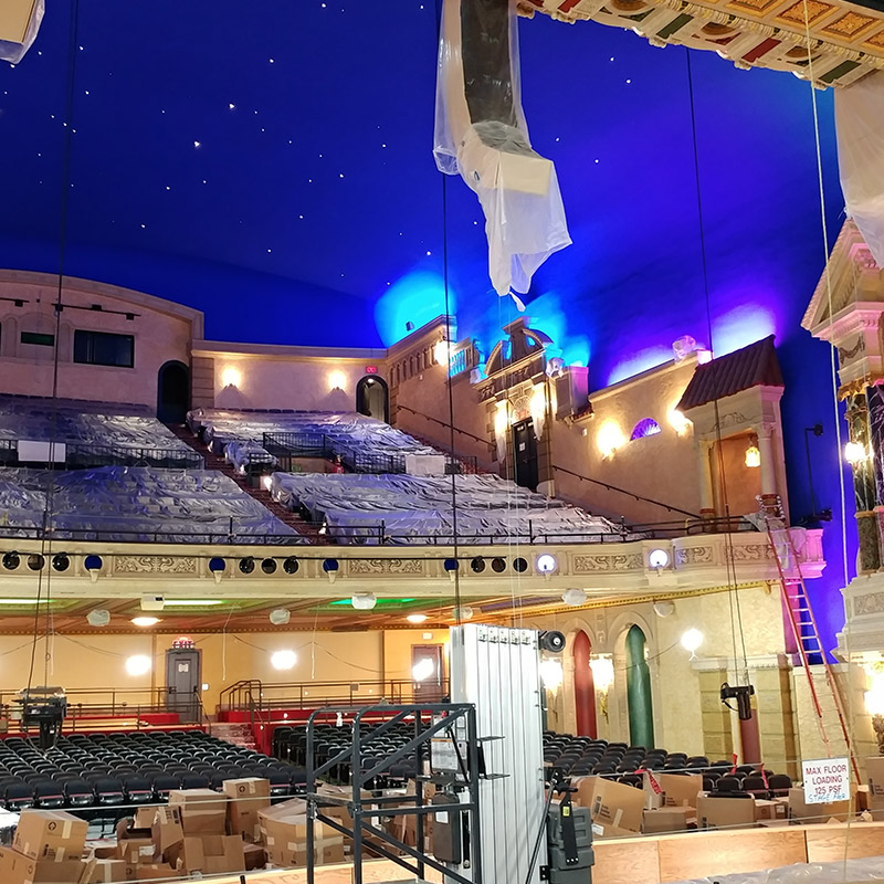 The Capitol Theatre stage system