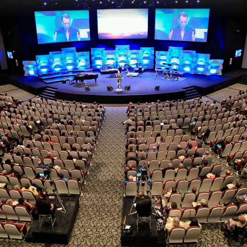 Crossroads Church stage system