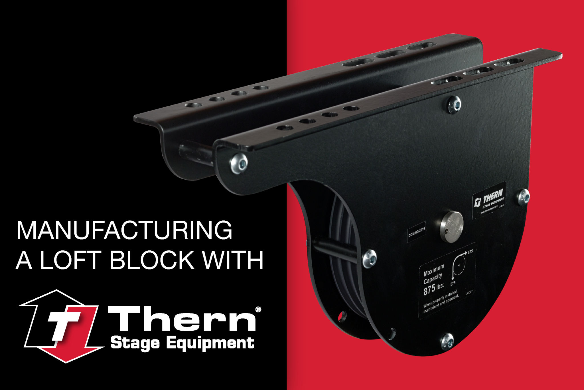 Loftblock Rigging Manufacturing of a Loft Block - Thern® Stage Equipment