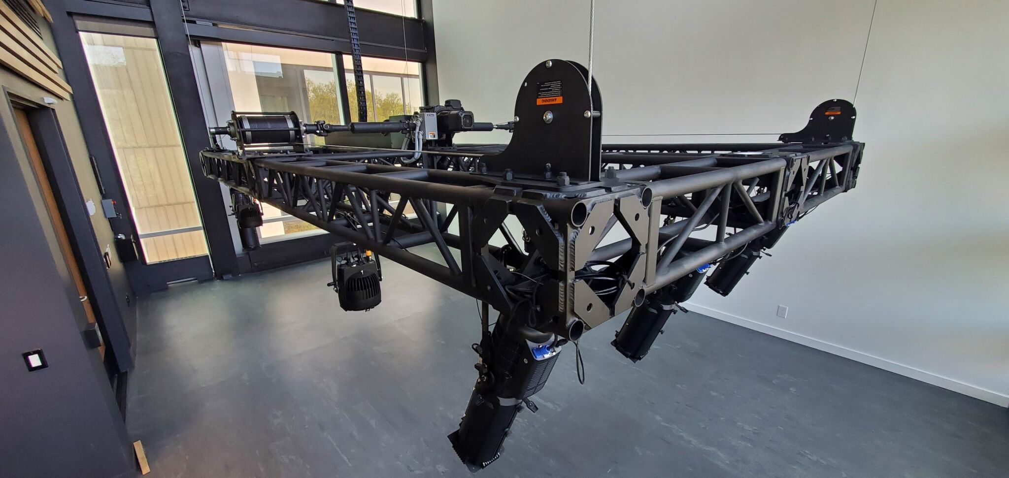 Fanbridge Rigging Frame Custom Stage Rigging in an Art Gallery | Thern Stage Equipment
